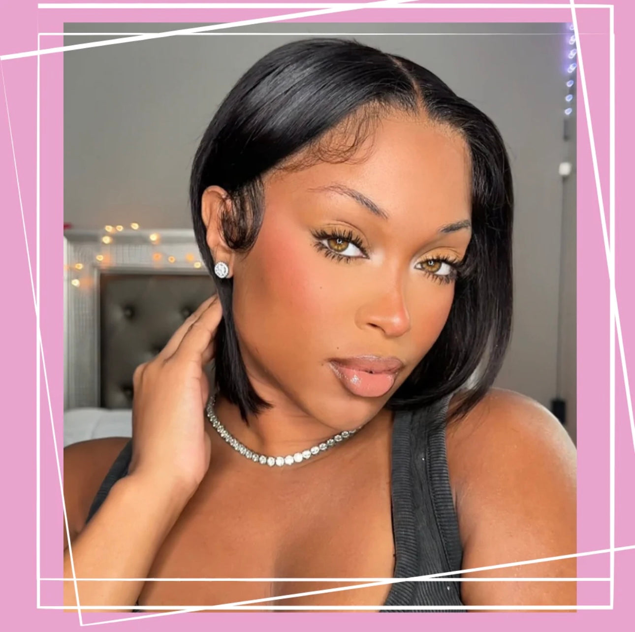 Black Pearl Bob Wig
