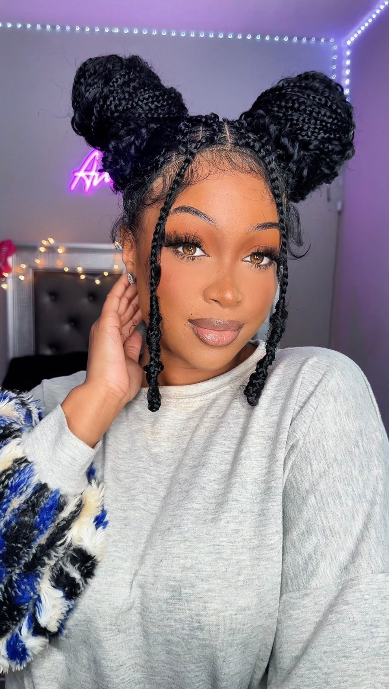 9x6 Lacefront Braided Knotless Boho Box braids