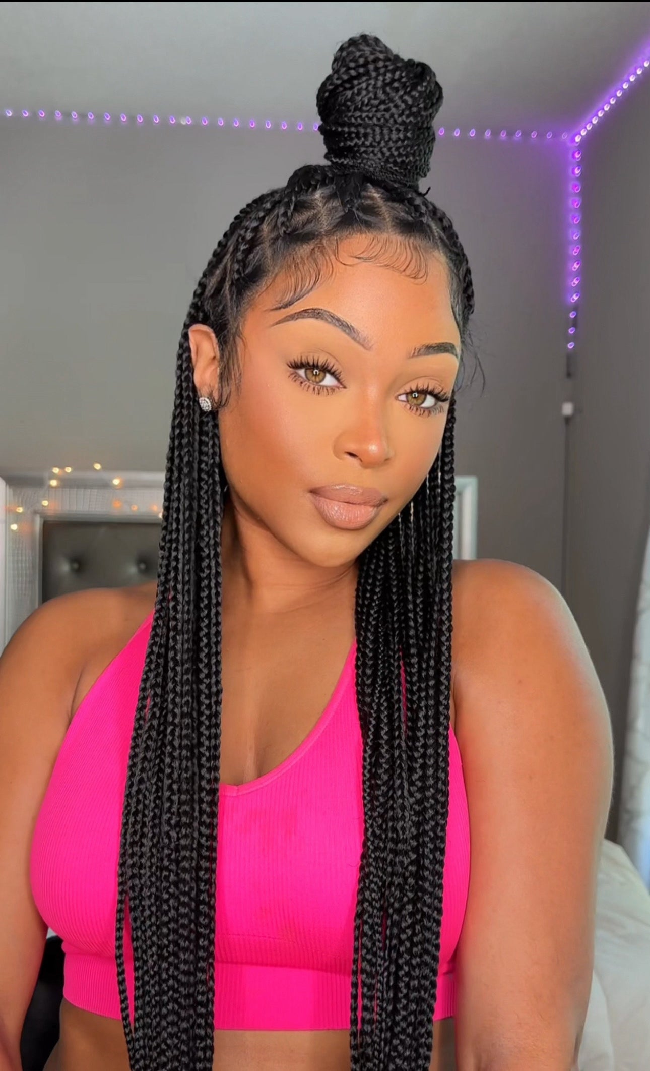 Knotless Braided Wig 36” FULL 360 HD Lace