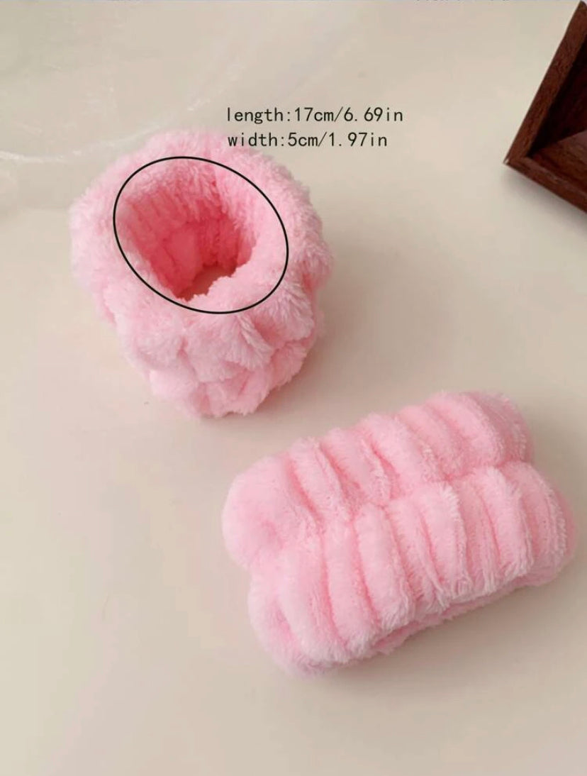 2 Pcs Face Washing Wrist Towel