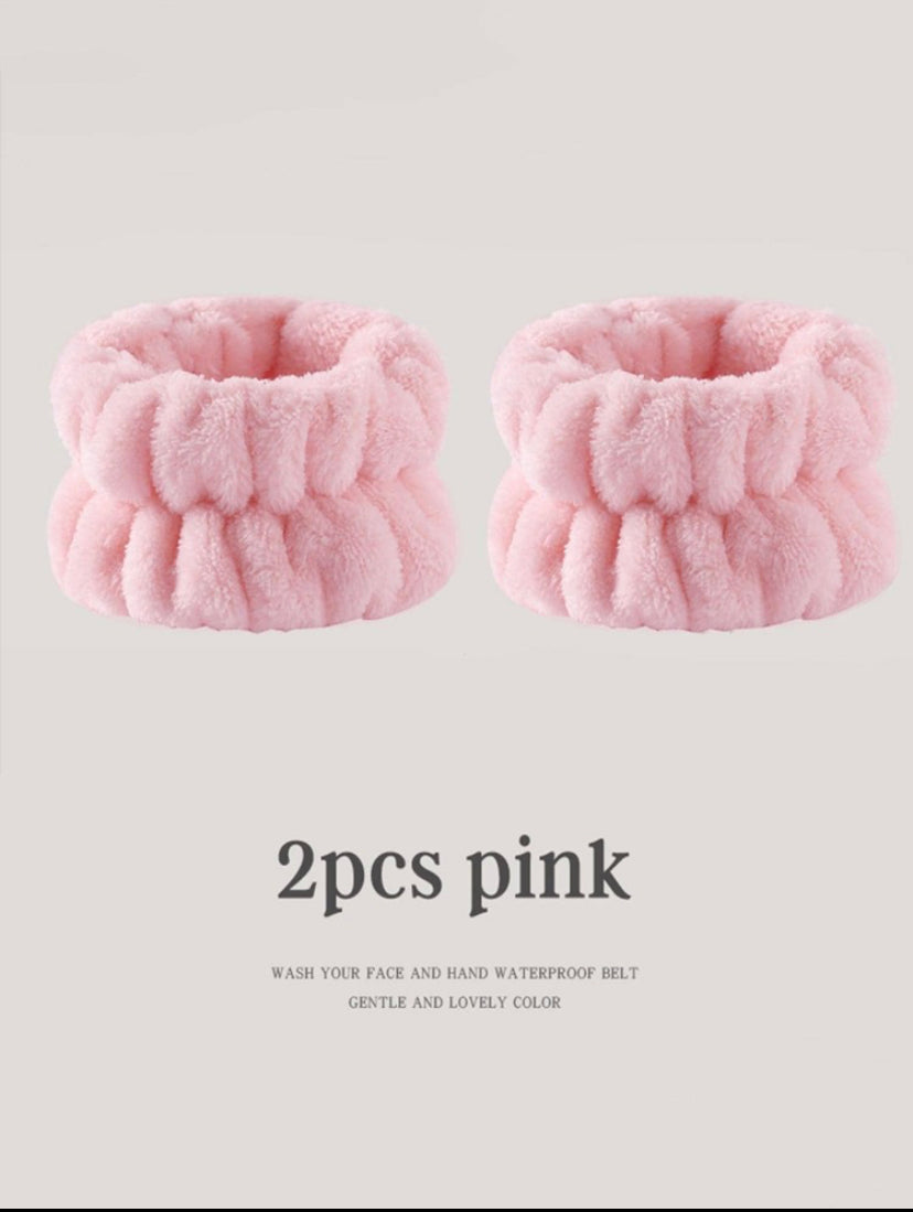 2 Pcs Face Washing Wrist Towel