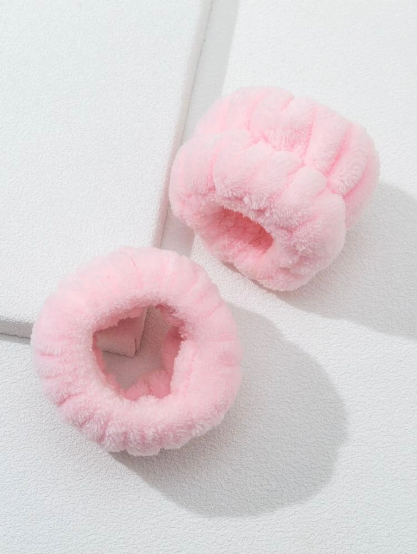 2 Pcs Face Washing Wrist Towel