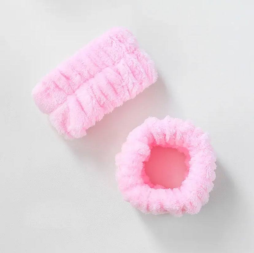2 Pcs Face Washing Wrist Towel