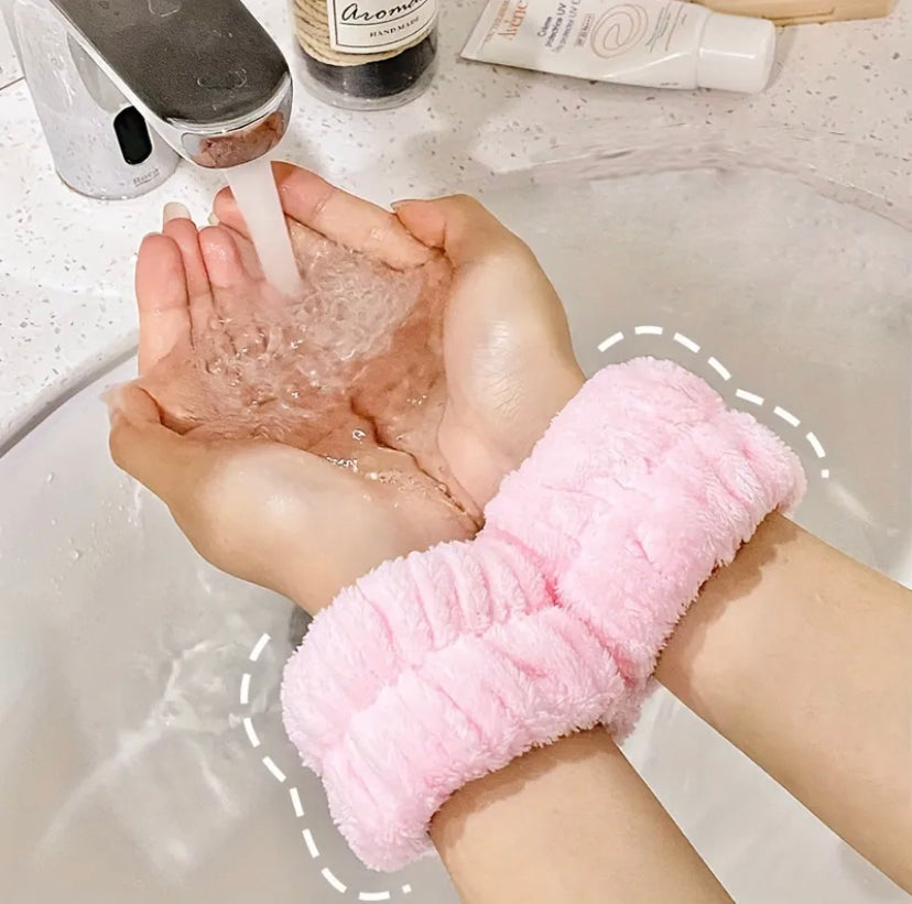 2 Pcs Face Washing Wrist Towel