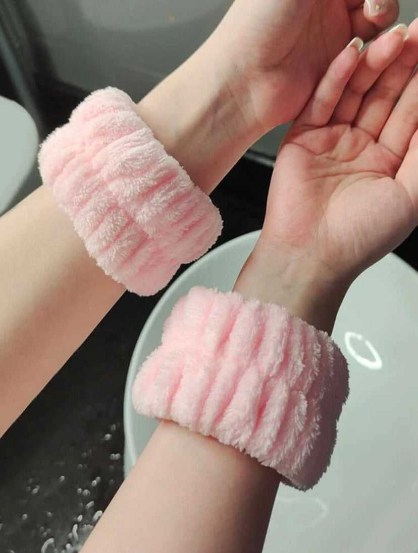 2 Pcs Face Washing Wrist Towel
