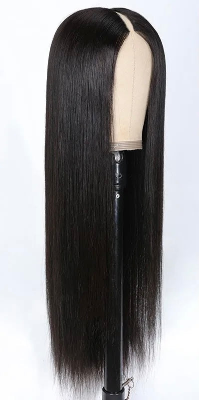 Glueless V-Part 24in. Straight Wig