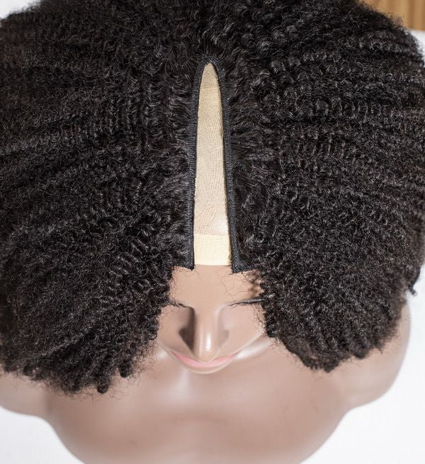 Kinky Curly V-Part Wig